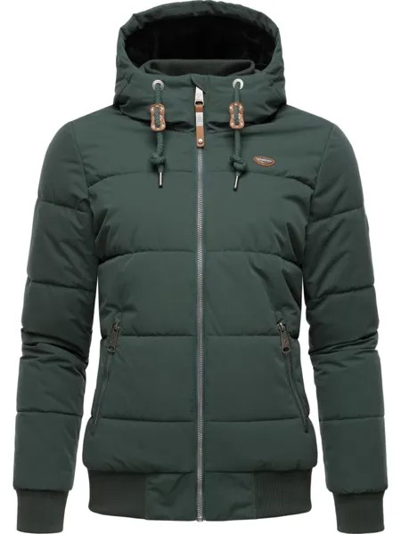 Пуховик ragwear, цвет dark green