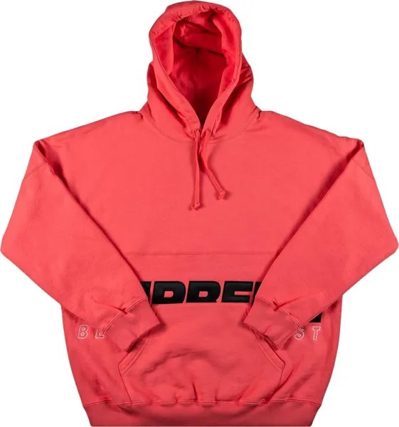 Толстовка Supreme Best Of The Best Hooded Sweatshirt 'Bright Coral', розовый