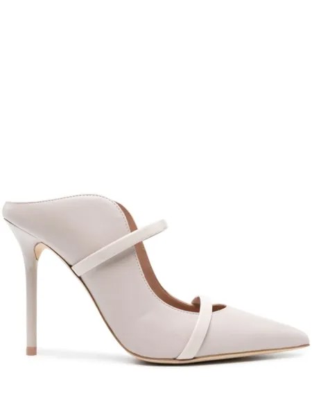 Кожаные сабо Maureen Malone Souliers, бежевый