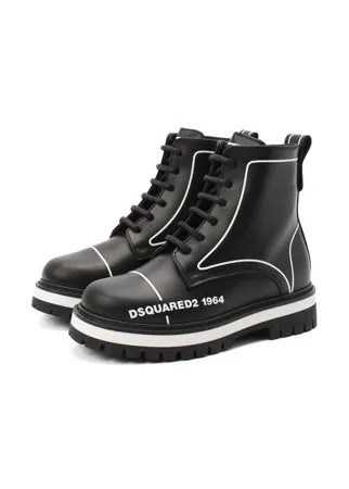 Кожаные ботинки Dsquared2