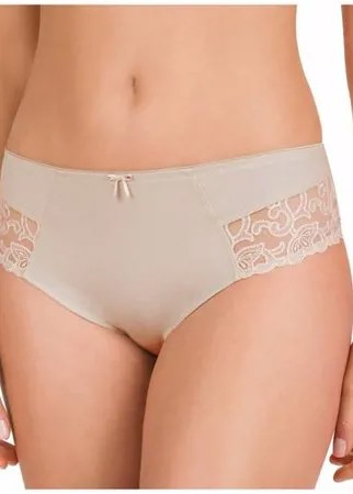 Felina Трусы Bolero слипы средней посадки с кружевом, размер 48, серый