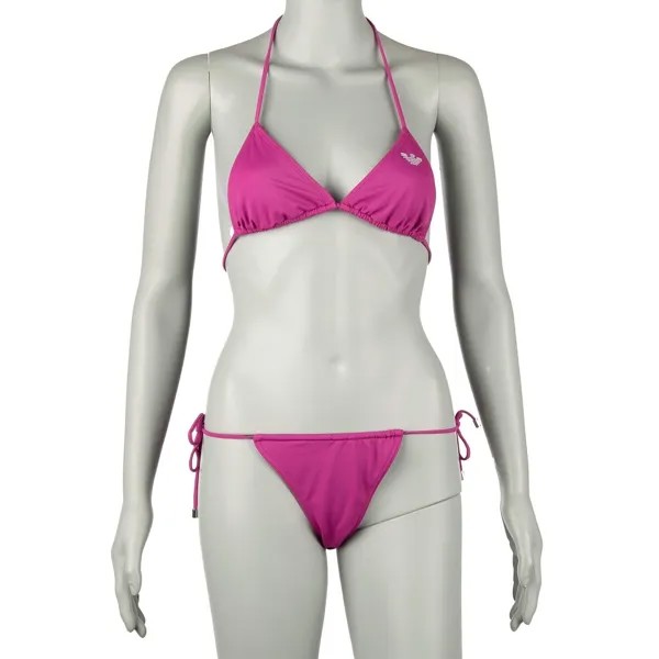 EMPORIO ARMANI Swimwear Трусики-бикини с треугольными чашечками и логотипом Розовый 11401