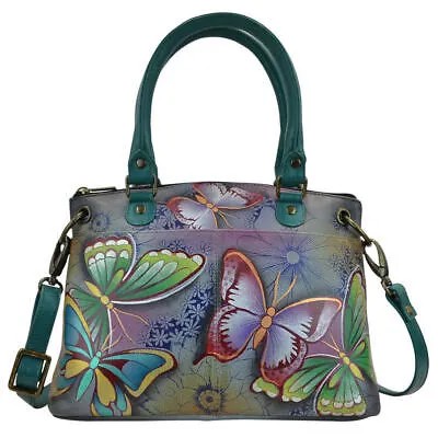 Маленькая сумка-портфель Anna by Anuschka со съемным ремнем-бабочкой