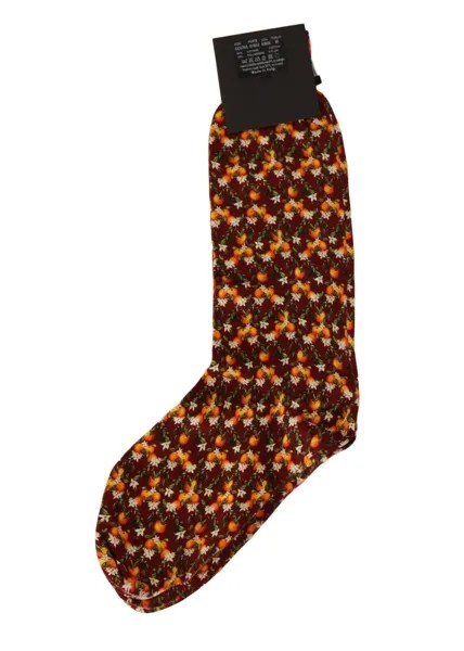 Носки DOLCE - GABBANA Мужские носки из хлопка и нейлона с разноцветным принтом до середины икры. М $ 150