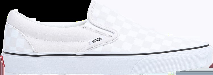 Кеды Vans Classic Slip-On Color Theory - Checkerboard White, белый