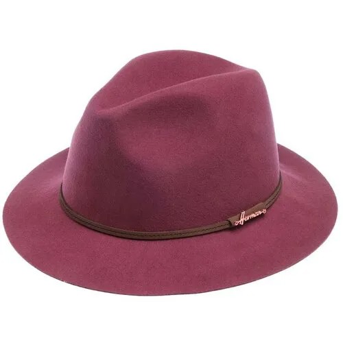 Шляпа Herman, размер 57, розовый