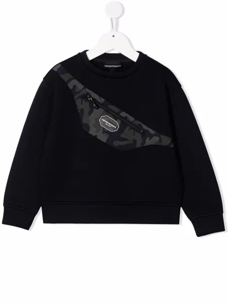 Emporio Armani Kids толстовка с логотипом