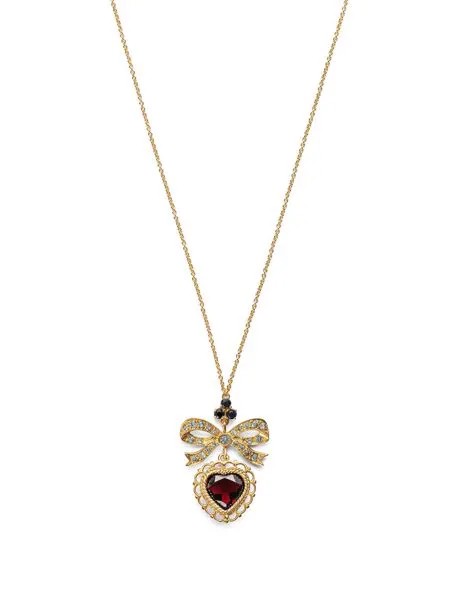 Dolce & Gabbana колье из желтого золота с подвеской