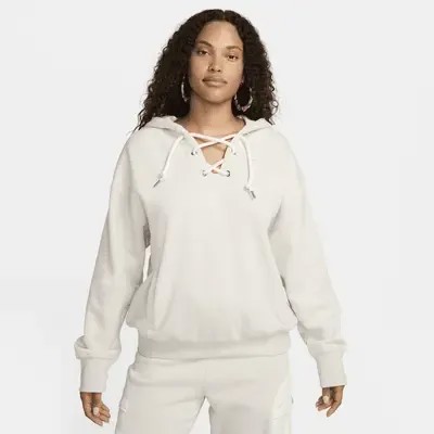 Худи Nike Serena Williams Design Crew, цвет Light Bone/Sail/Sail/Sail