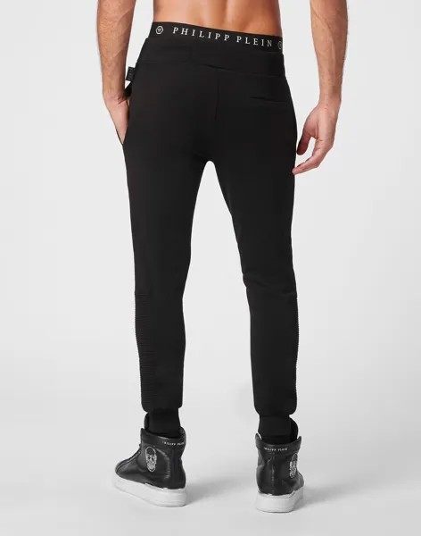 Брюки для бега Teddy Bear Philipp Plein, цвет Black / Red