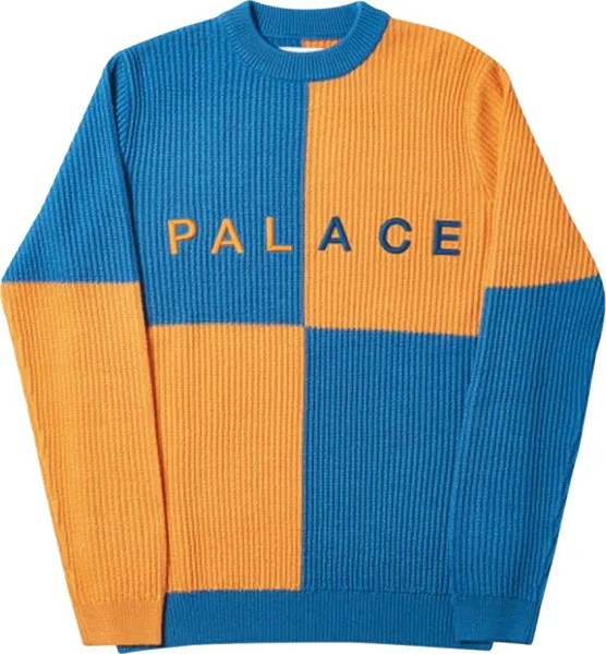 Джемпер Palace Batton-Berg Knit 'Orange/Blue', разноцветный