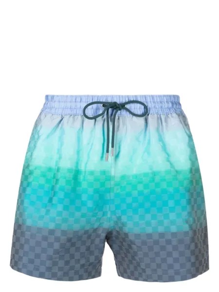 Paul Smith жаккардовые плавки-шорты с эффектом градиента, синий