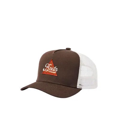 Brixton Earlston x C MP Сетчатая шапка Snapback (темно-серый/белый), 5-панельная кепка