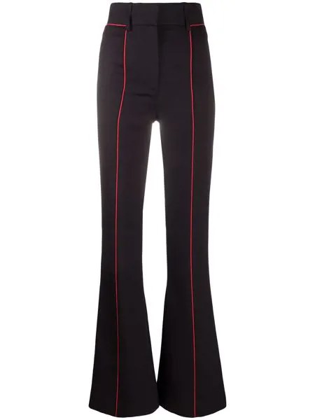 Givenchy расклешенные брюки с кантом