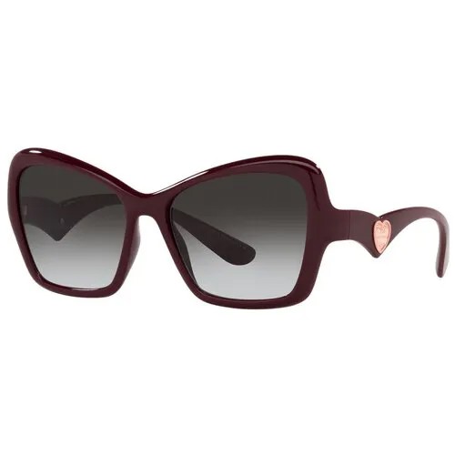 Солнцезащитные очки DOLCE & GABBANA, серый, бордовый