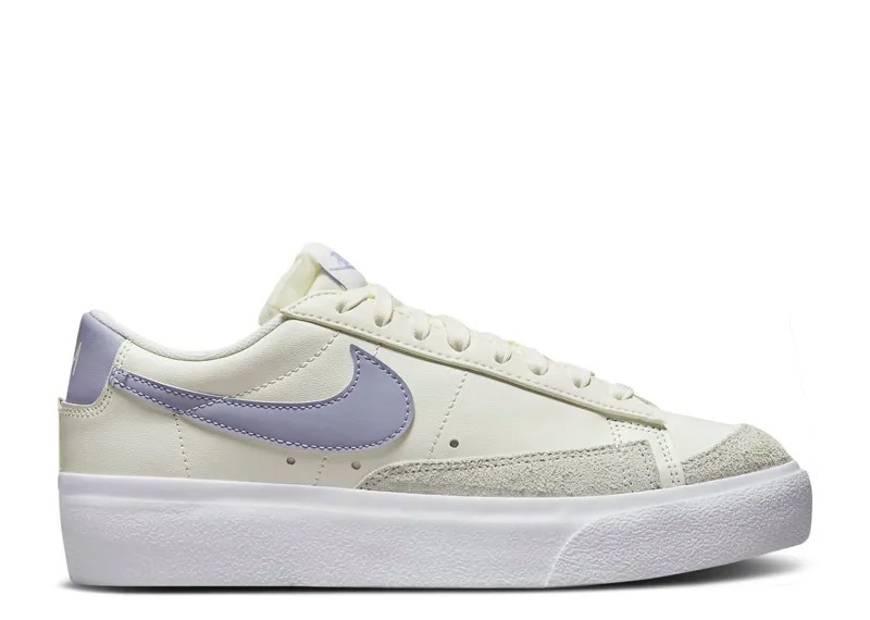 Кроссовки Nike Wmns Blazer Low Platform 'Sail Indigo Haze', кремовый