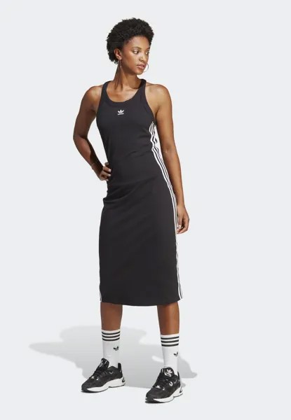 Платье из джерси adidas Originals, черный
