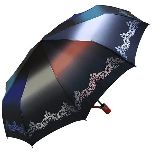 Женский складной зонт Popular Umbrella автомат 1275/коралловый,красный