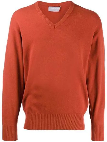 Comme Des Garçons Pre-Owned джемпер 1980-х годов с V-образным вырезом