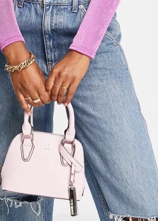 Розовая сумка через плечо с верхней ручкой Steve Madden-Розовый цвет