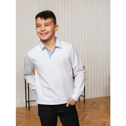 Школьная рубашка DENIZ, размер 11 лет, белый