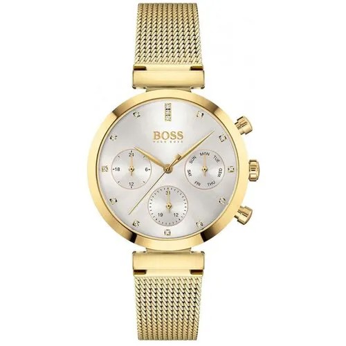 Наручные часы BOSS Flawless, золотой, мультиколор