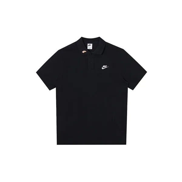 Рубашка-поло унисекс Nike, цвет Black