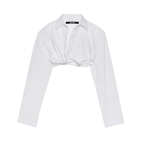 Рубашка Jacquemus La Chemise Bahia Courte, цвет Белый