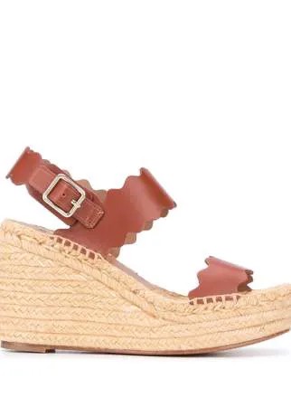 Chloé эспадрильи Lauren на танкетке