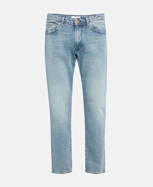 Органик прямые джинсы Selected Homme, светло-синий