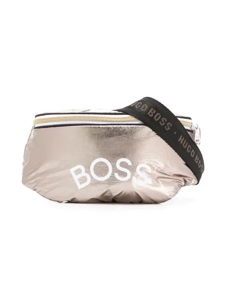 BOSS Kidswear поясная сумка с логотипом