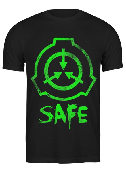 Футболка унисекс Printio Scp, safe черная 3XL