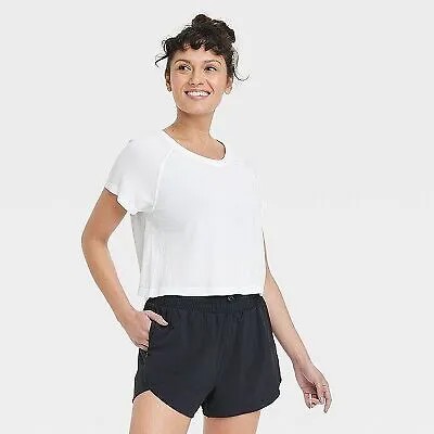 Женская спортивная футболка Core свободного кроя — All in Motion White XL