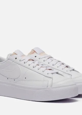 Женские кроссовки Nike Blazer Low Platform, цвет белый, размер 36.5 EU
