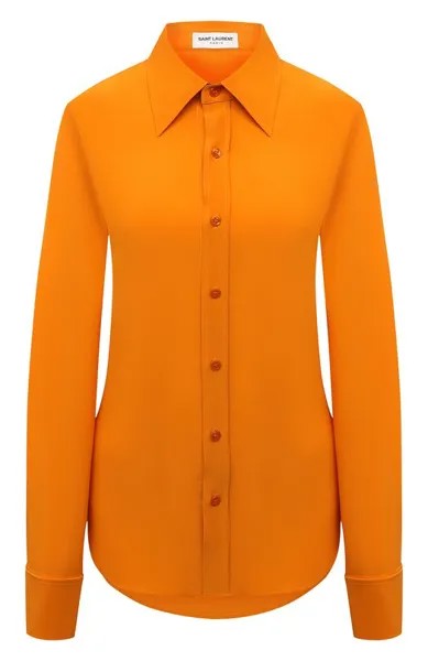 Шелковая рубашка Saint Laurent