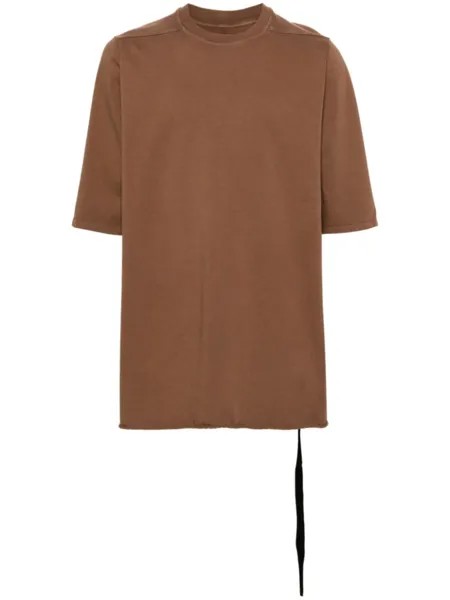 Футболка Jumbo SS T из органического хлопка Rick Owens DRKSHDW, коричневый