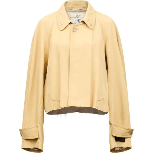 Куртка женская заварной крем Mm6 Maison Margiela
