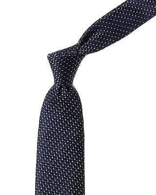 Темно-синий мужской шелковый галстук Ted Baker Parsons Mini Geo, синий Os