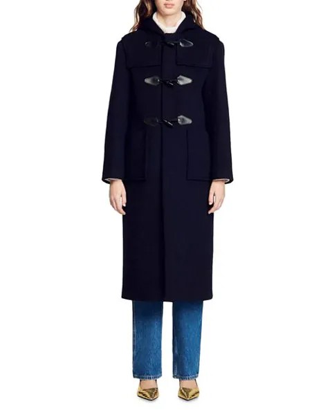 Пальто с капюшоном Duffyle Sandro, цвет Blue
