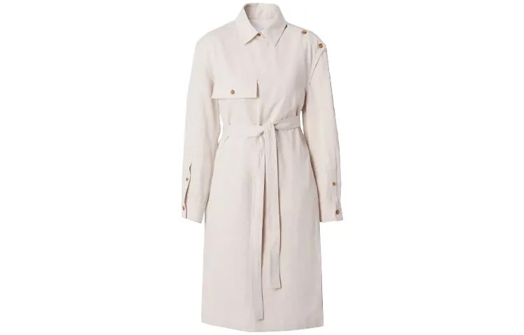 Платье с длинными рукавами женское светло-коричневое Burberry