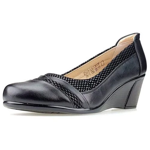 Туфли женские, цвет черный, размер 37, бренд Avenir, артикул 2524-L63360B