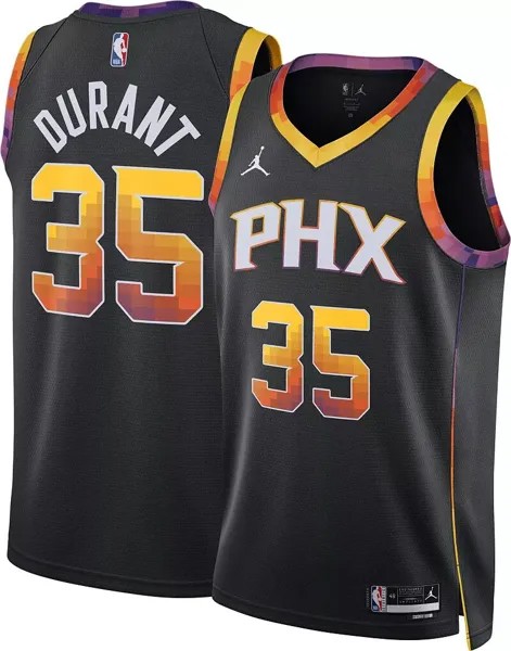 Jordan Мужская майка Nike Phoenix Suns Kevin Durant #35 Statement Swingman