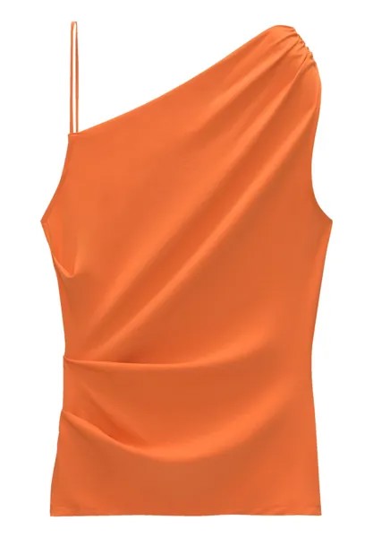 Топ ASYMMETRIC PULL&BEAR, цвет orange