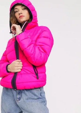 Стеганая дутая куртка Tommy Jeans-Розовый