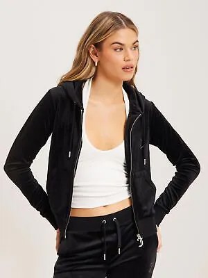Женское худи Juicy Couture Wmns Arched Diamante Robertson черный