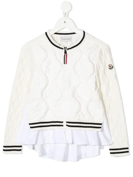 Moncler Enfant стеганая куртка