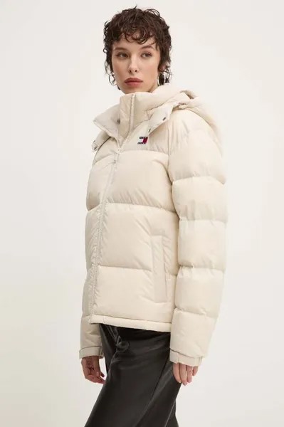 Пуховик Tommy Jeans, бежевый