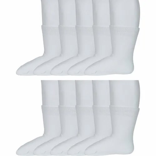 Носки RuSocks 10 пар, размер 10-12, белый