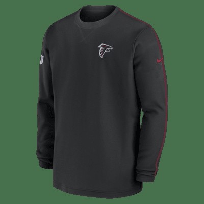 Топ Nike Atlanta Falcons Sideline Coach Men’s NFL Long-Sleeve Top, черный