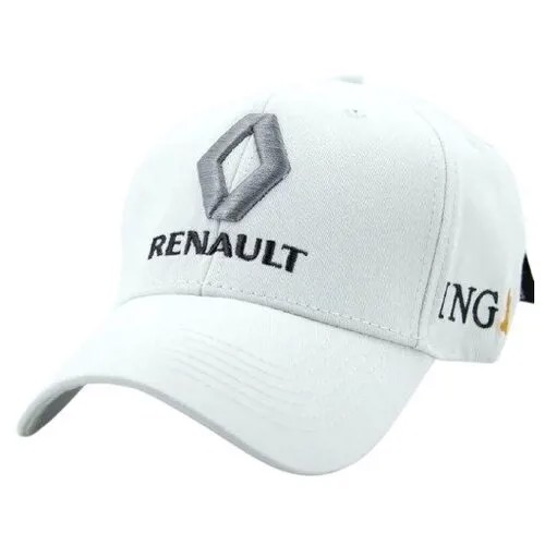 Бейсболка Renault Бейсболка мужская РЕНО кепка RENAULT, размер one, белый